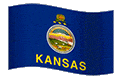 Kansas Flag Waving